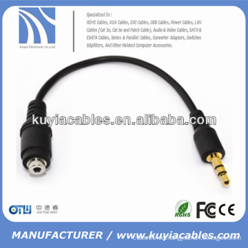 3,5 mm Stereo Kabel Stecker auf 3,5 mm Stereo Kabel weiblich Audio Kabel